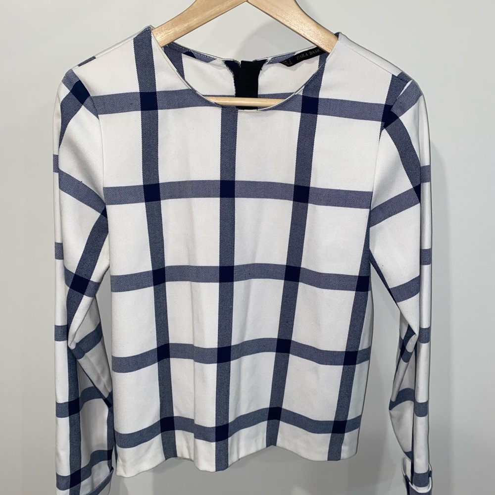 Zara Blouse with Zipper Back